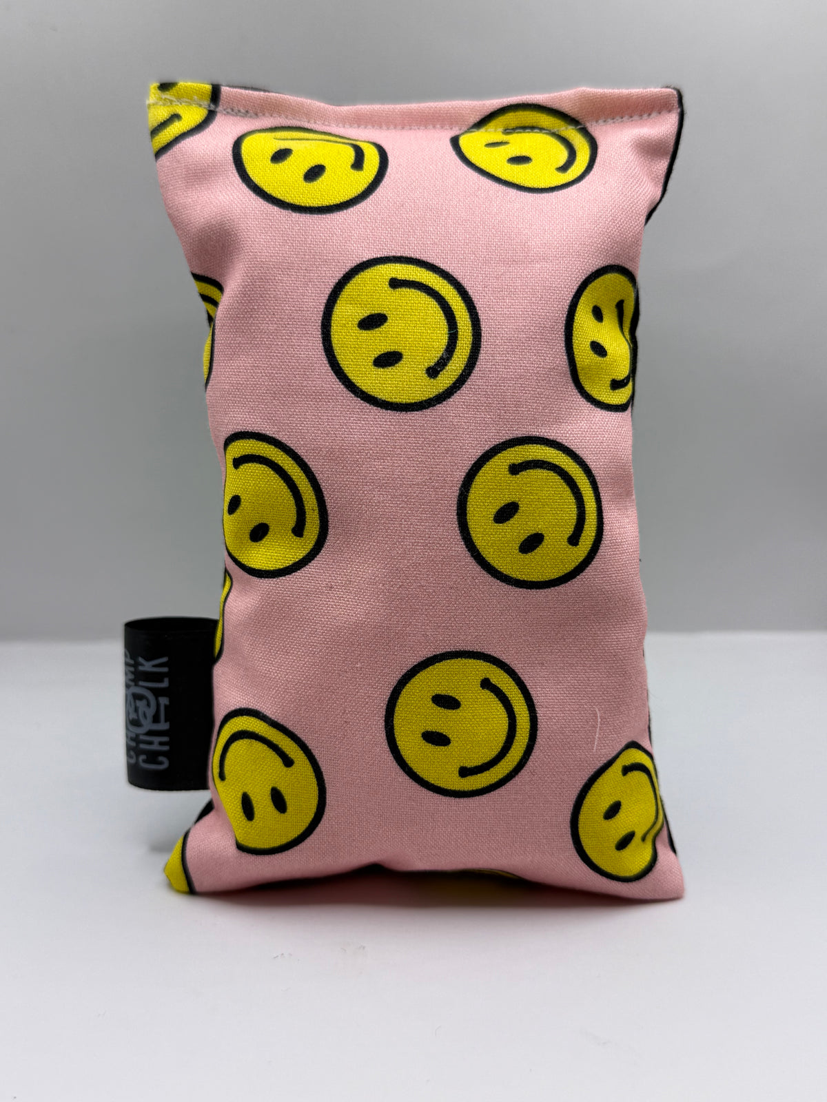 Pink Smiley Face Chalk Bag