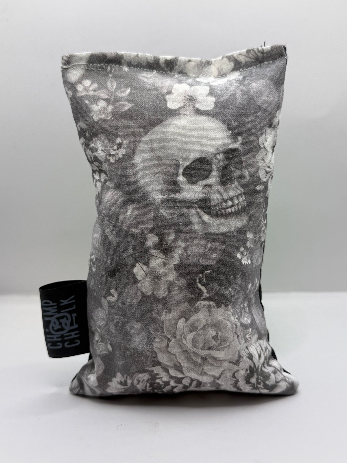 Gray Skull Chalk Bag