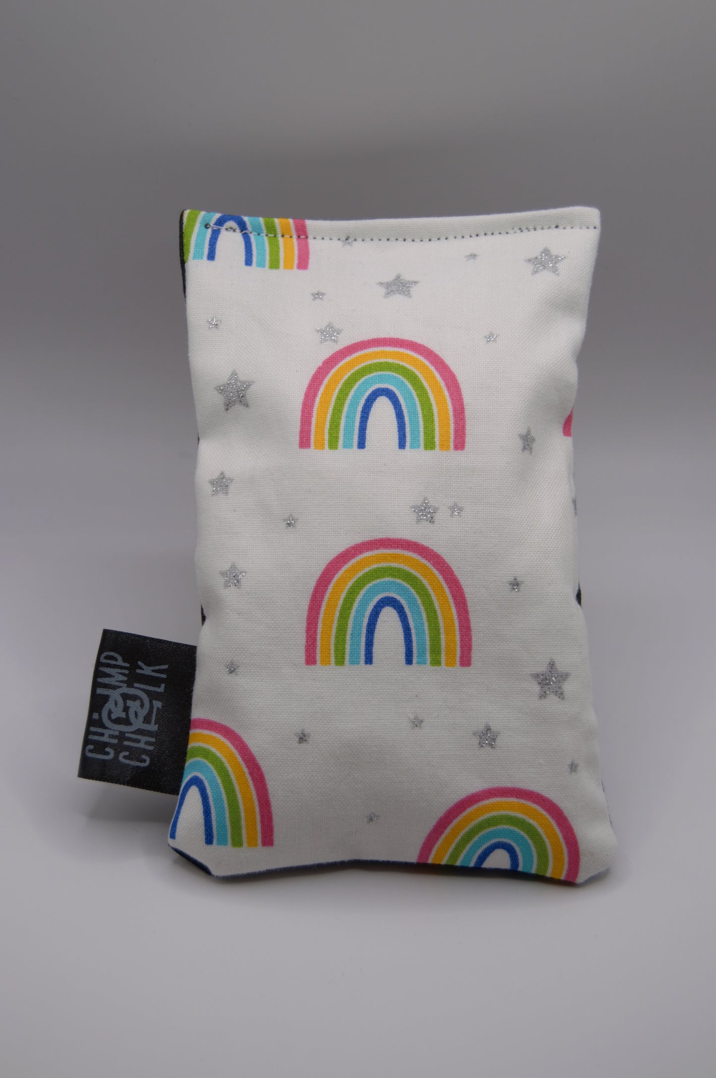 Rainbow Glitter Stars Chalk Bag