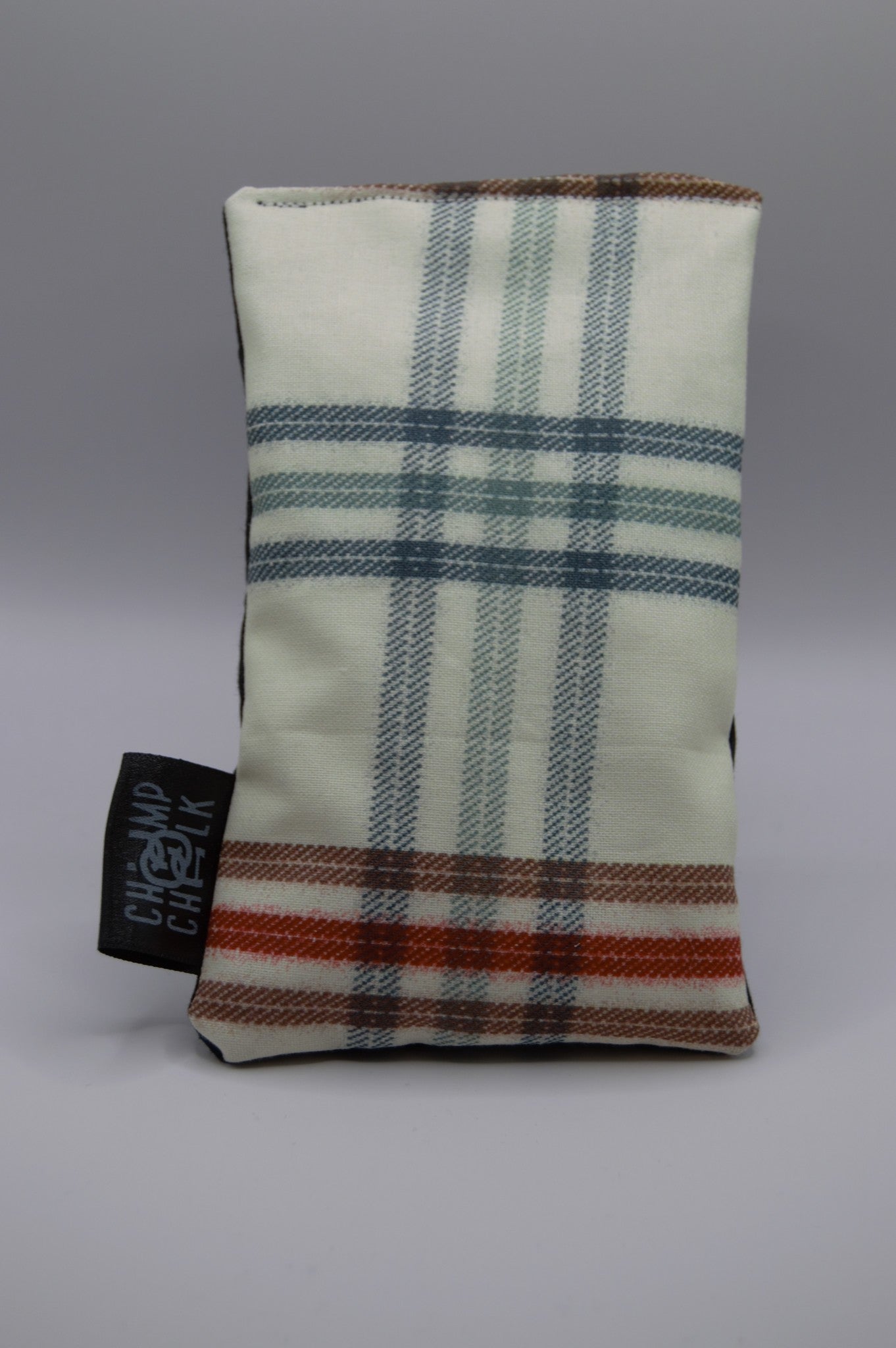 Tan and Plaid Chalk Bag