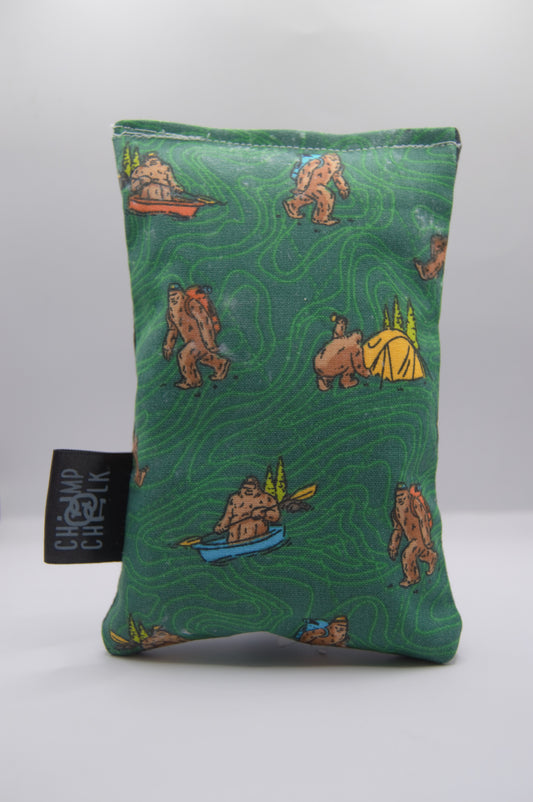 Cartoon Sasquatch Forest Chalk Bag