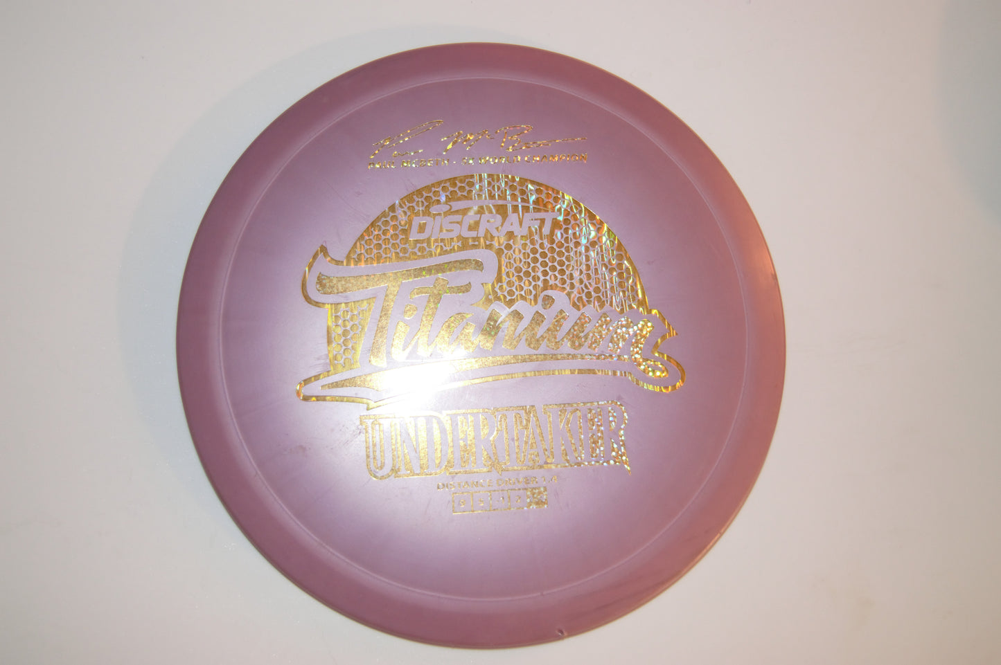 Used Disc Pual McBeth Discraft Undertaker