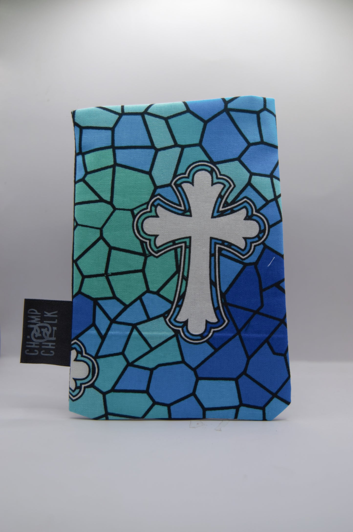 Stained Glass Cross Chalk Bag