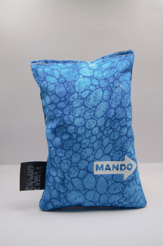 Blue Pebbles Mando Sign Chalk Bag