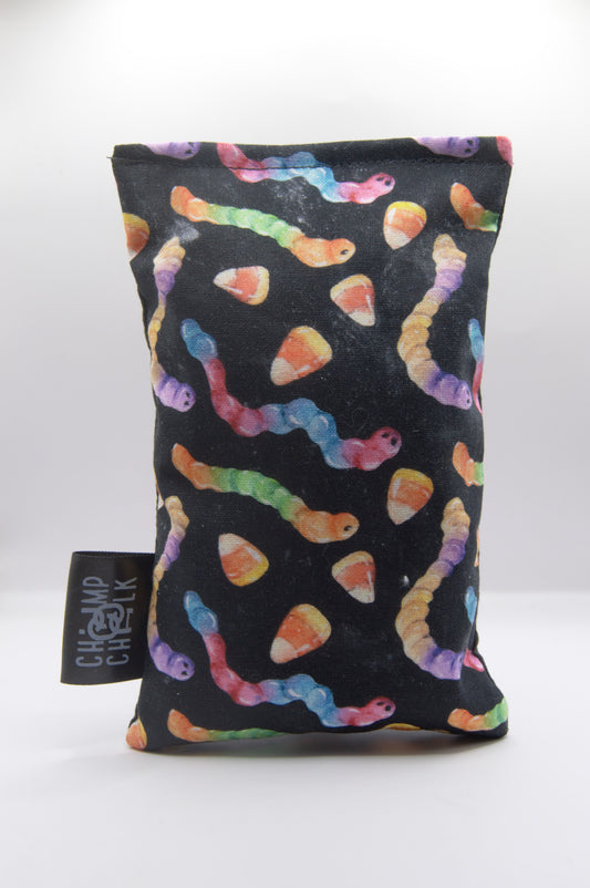 Gummy Worm & Candy Corn Chalk Bag