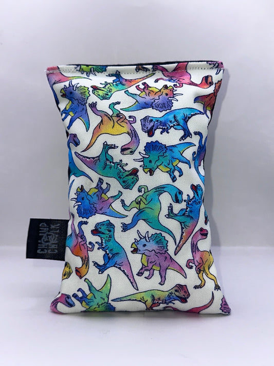 Dinosaur Rainbow Background Chalk Bag