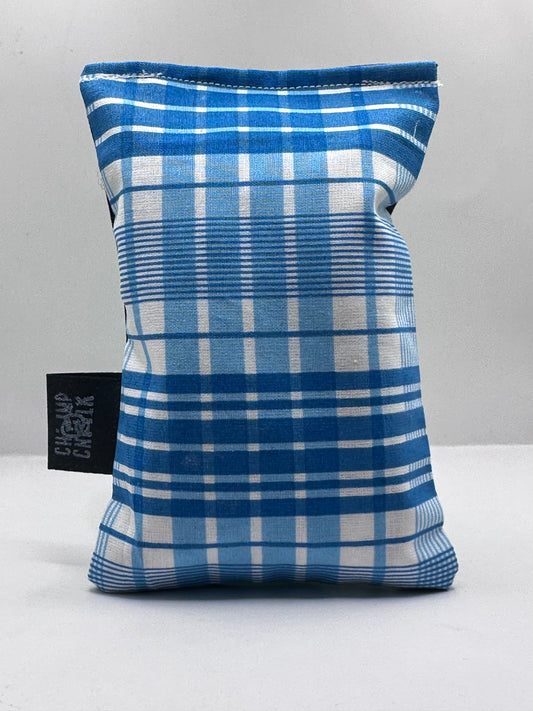 Blue Plaid Chalk Bag