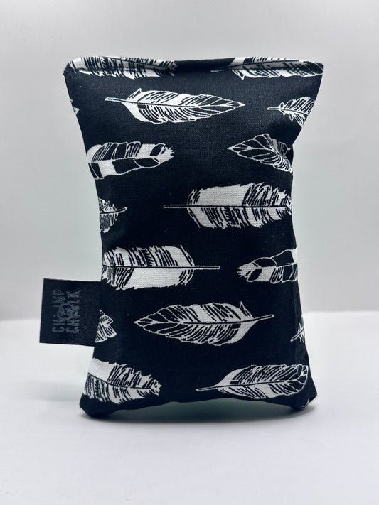 Black Feather Chalk Bag
