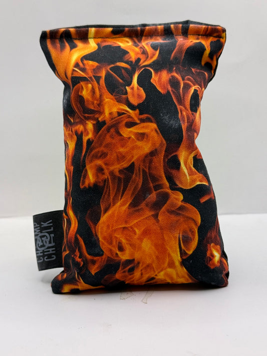Realistic Flames Chalk Bag