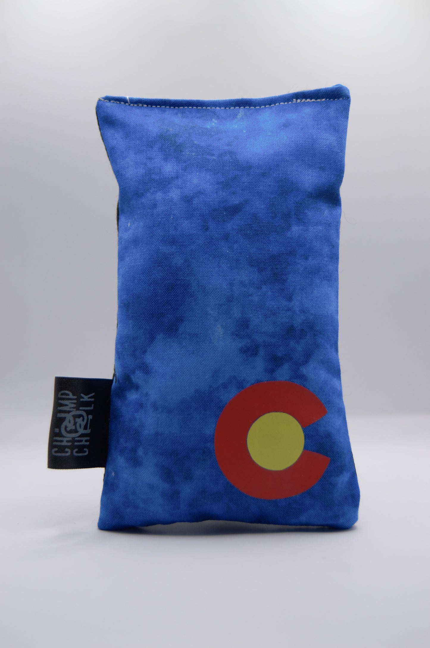 Colorado Flag (Blue Tie Dye Background) Chalk Bag