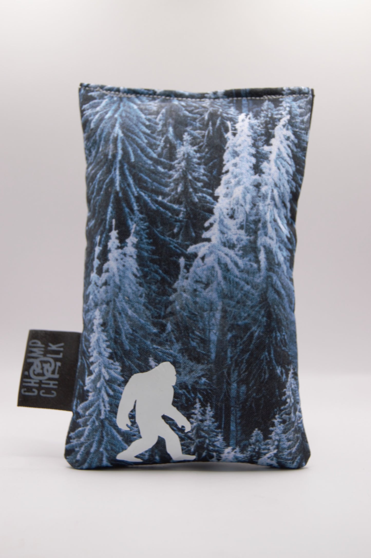 Sasquatch in the Snow Forest Chalk Bag