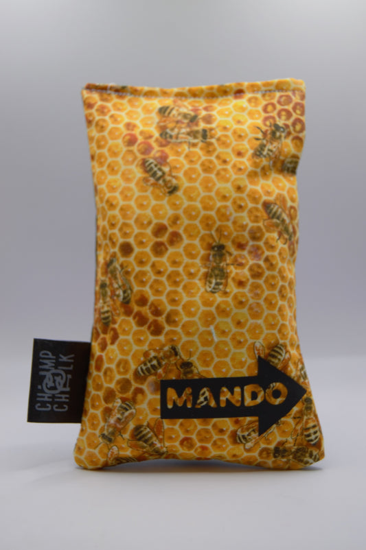 Honeycomb Bee Mando Sign Chalk Bag