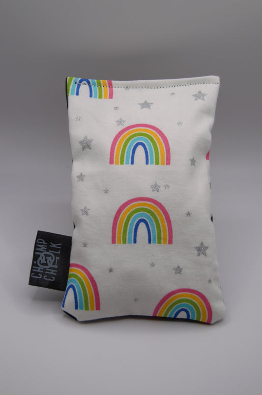 Rainbow Glitter Stars Chalk Bag