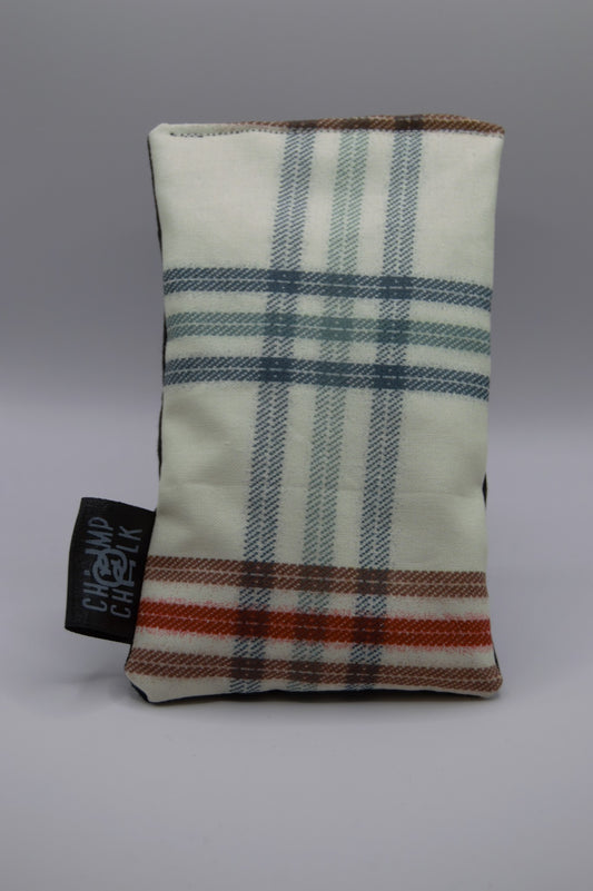 Tan and Plaid Chalk Bag
