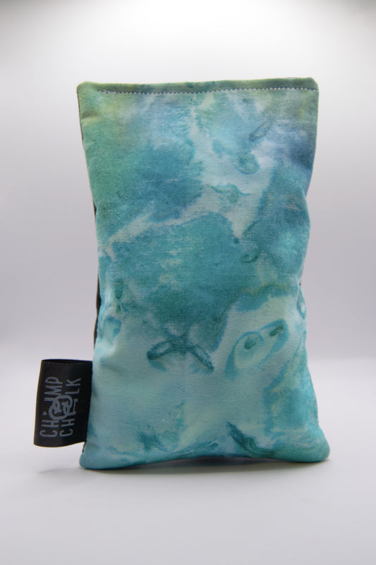Teal Blue Tie Dye Chalk Bag