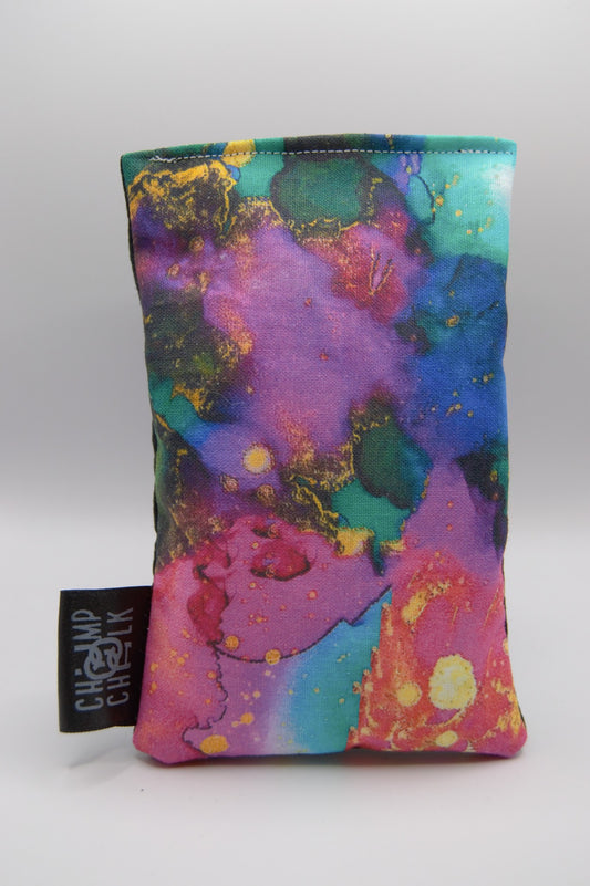 Tie Dye Water-Color Gold Chalk Bag